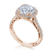 Cushion Bloom Engagement Ring