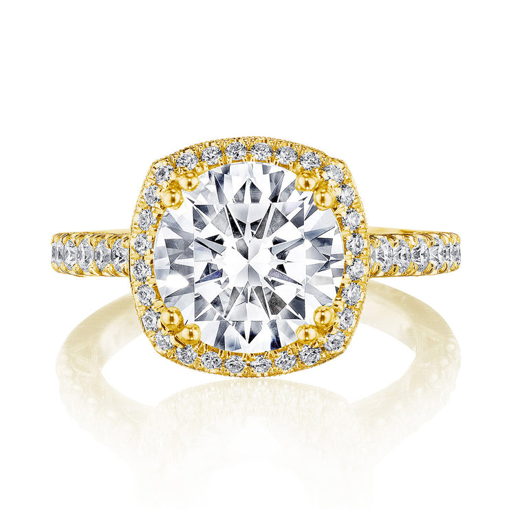 Cushion Bloom Engagement Ring