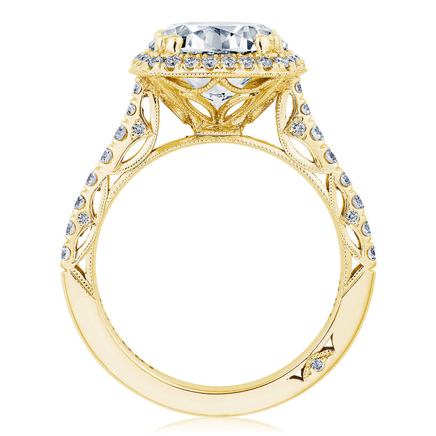 Cushion Bloom Engagement Ring