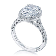 Oval Bloom Engagement Ring