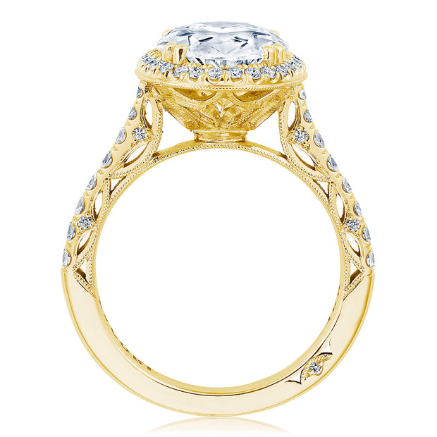 Oval Bloom Engagement Ring