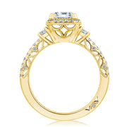 Emerald 3-Stone Engagement Ring