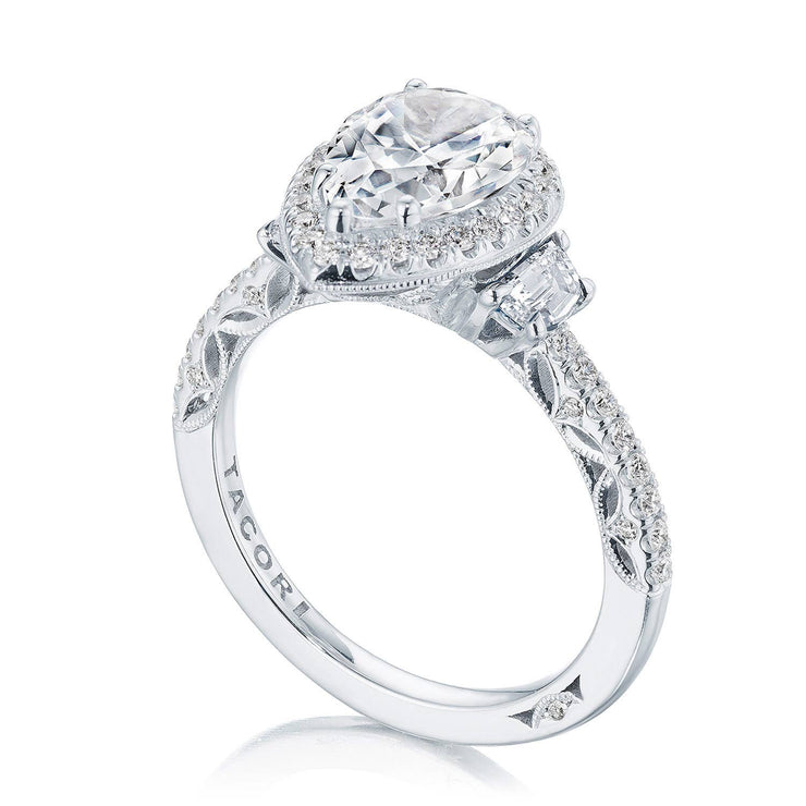 Pear 3-Stone Engagement Ring