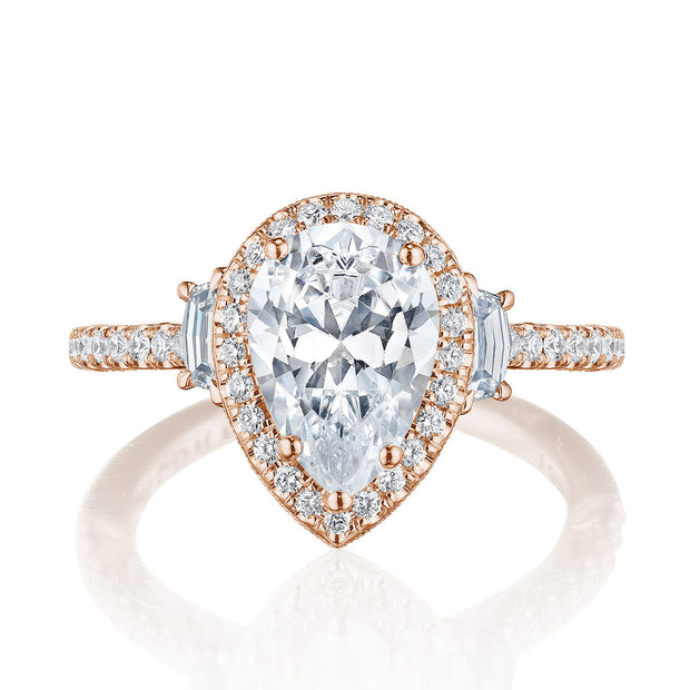 Pear 3-Stone Engagement Ring