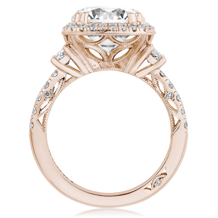 Cushion 3-Stone Engagement Ring