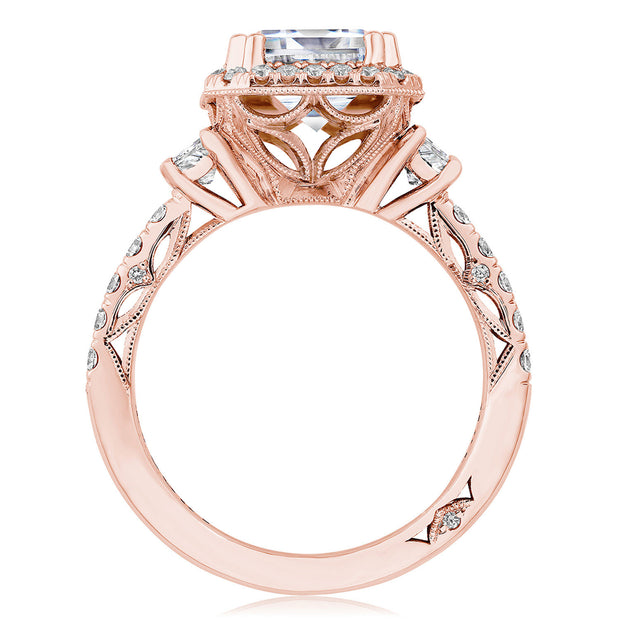 Emerald 3-Stone Engagement Ring