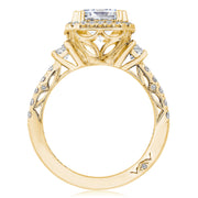 Emerald 3-Stone Engagement Ring