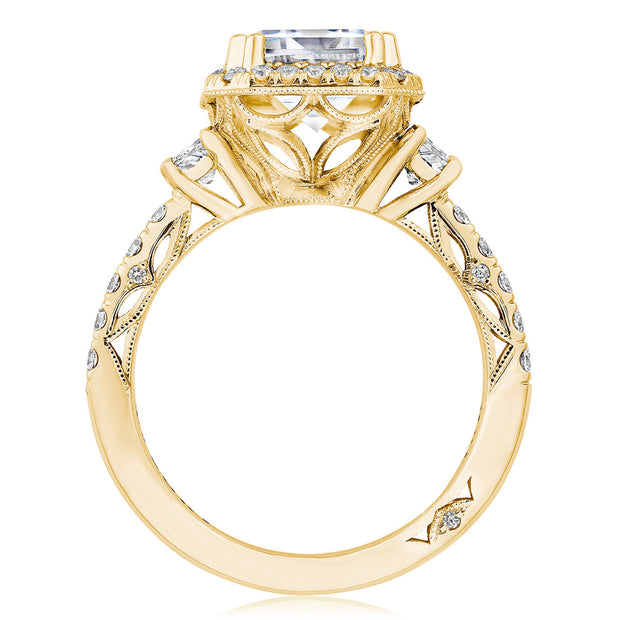 Emerald 3-Stone Engagement Ring
