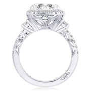 Oval 3-Stone Engagement Ring