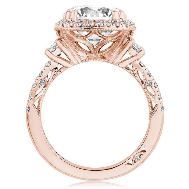 Oval 3-Stone Engagement Ring