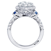Pear 3-Stone Engagement Ring
