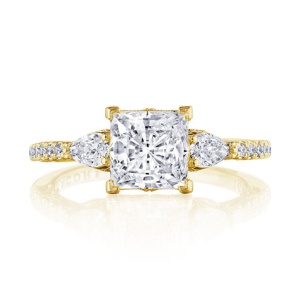Princess 3-Stone Engagement Ring