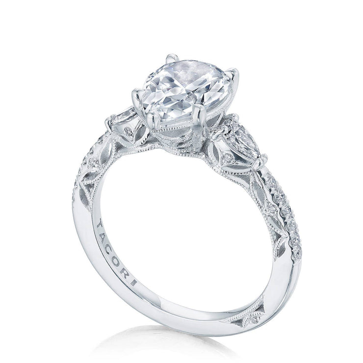 Pear 3-Stone Engagement Ring