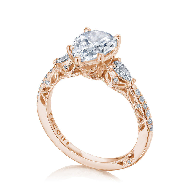 Pear 3-Stone Engagement Ring