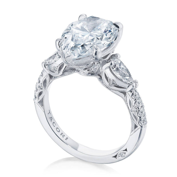 Pear 3-Stone Engagement Ring