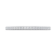 French Pavé Diamond Wedding Band