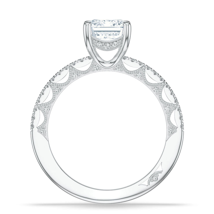 Emerald Solitaire Engagement Ring