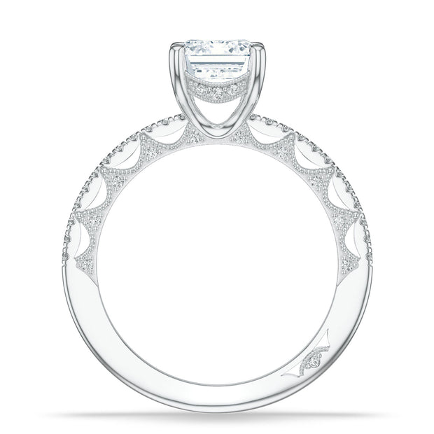 Emerald Solitaire Engagement Ring