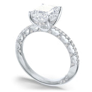 Emerald Solitaire Engagement Ring