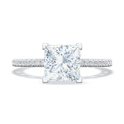 Princess Solitaire Engagement Ring