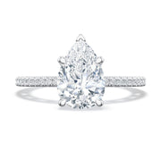 Pear Solitaire Engagement Ring