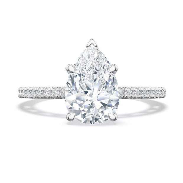 Pear Solitaire Engagement Ring