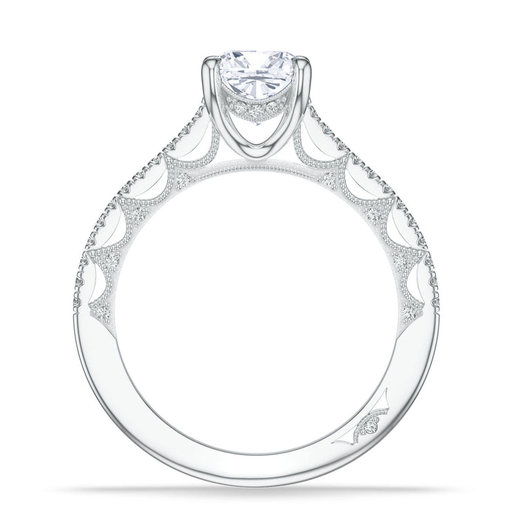 Cushion Solitaire Engagement Ring