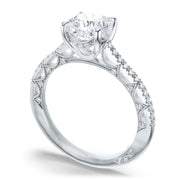 Cushion Solitaire Engagement Ring