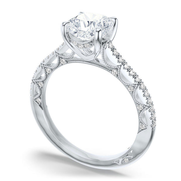 Cushion Solitaire Engagement Ring