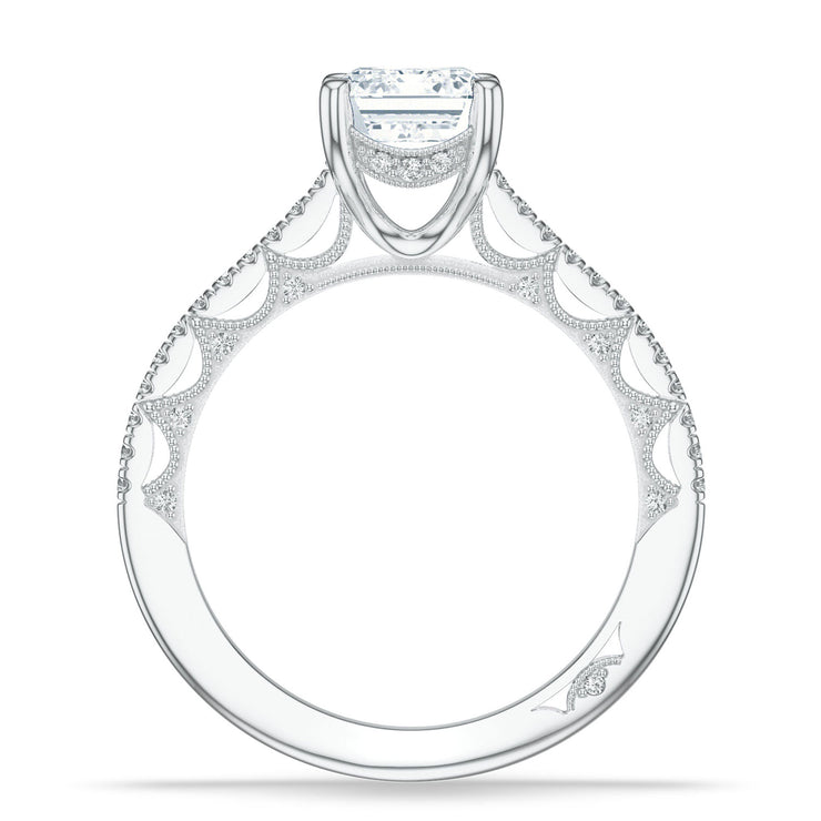 Emerald Solitaire Engagement Ring