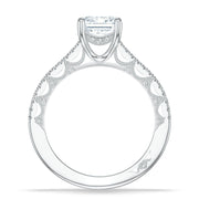 Emerald Solitaire Engagement Ring