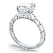 Emerald Solitaire Engagement Ring