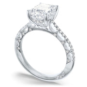 Emerald Solitaire Engagement Ring
