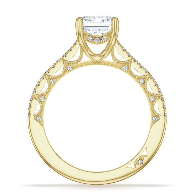 Emerald Solitaire Engagement Ring