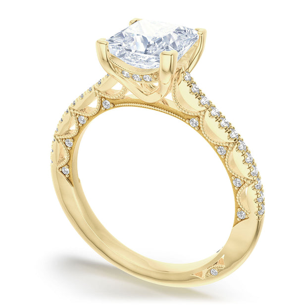 Princess Solitaire Engagement Ring