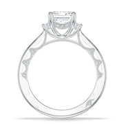 Emerald 3-Stone Engagement Ring