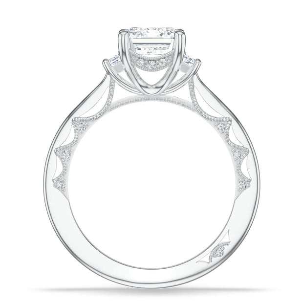 Emerald 3-Stone Engagement Ring