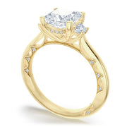 Princess 3-Stone Engagement Ring