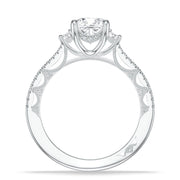 Cushion 3-Stone Engagement Ring