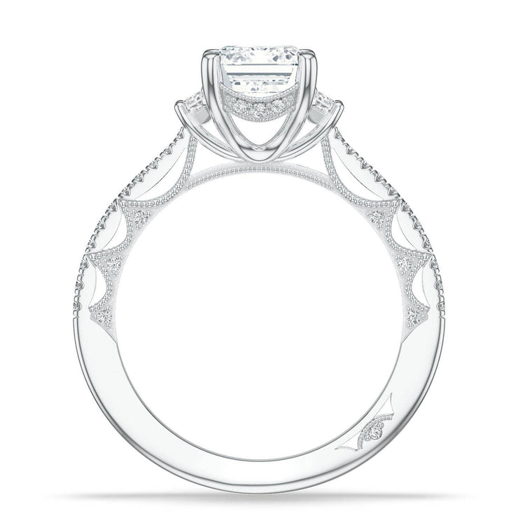 Emerald 3-Stone Engagement Ring