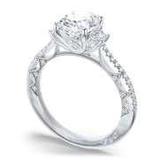 Oval 3-Stone Engagement Ring