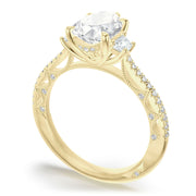 Pear 3-Stone Engagement Ring
