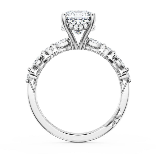 Cushion Solitaire Engagement Ring