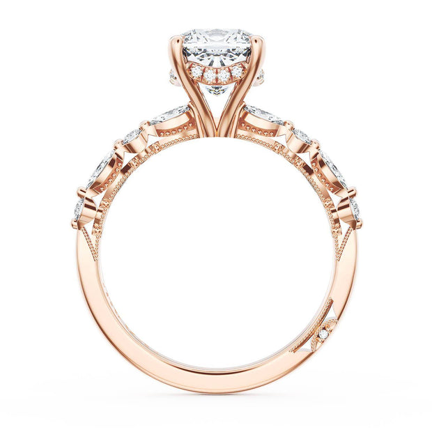 Cushion Solitaire Engagement Ring