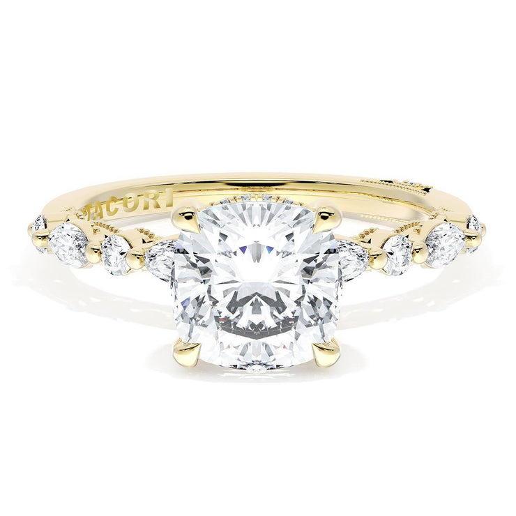 Cushion Solitaire Engagement Ring
