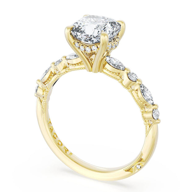 Cushion Solitaire Engagement Ring