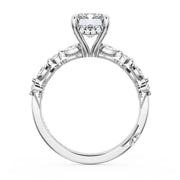 Emerald Solitaire Engagement Ring