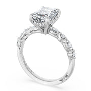 Emerald Solitaire Engagement Ring