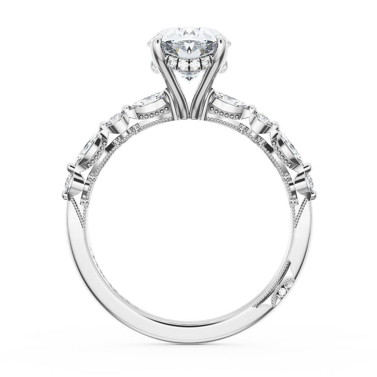 Oval Solitaire Engagement Ring