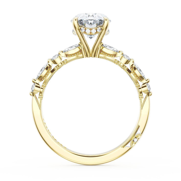 Oval Solitaire Engagement Ring